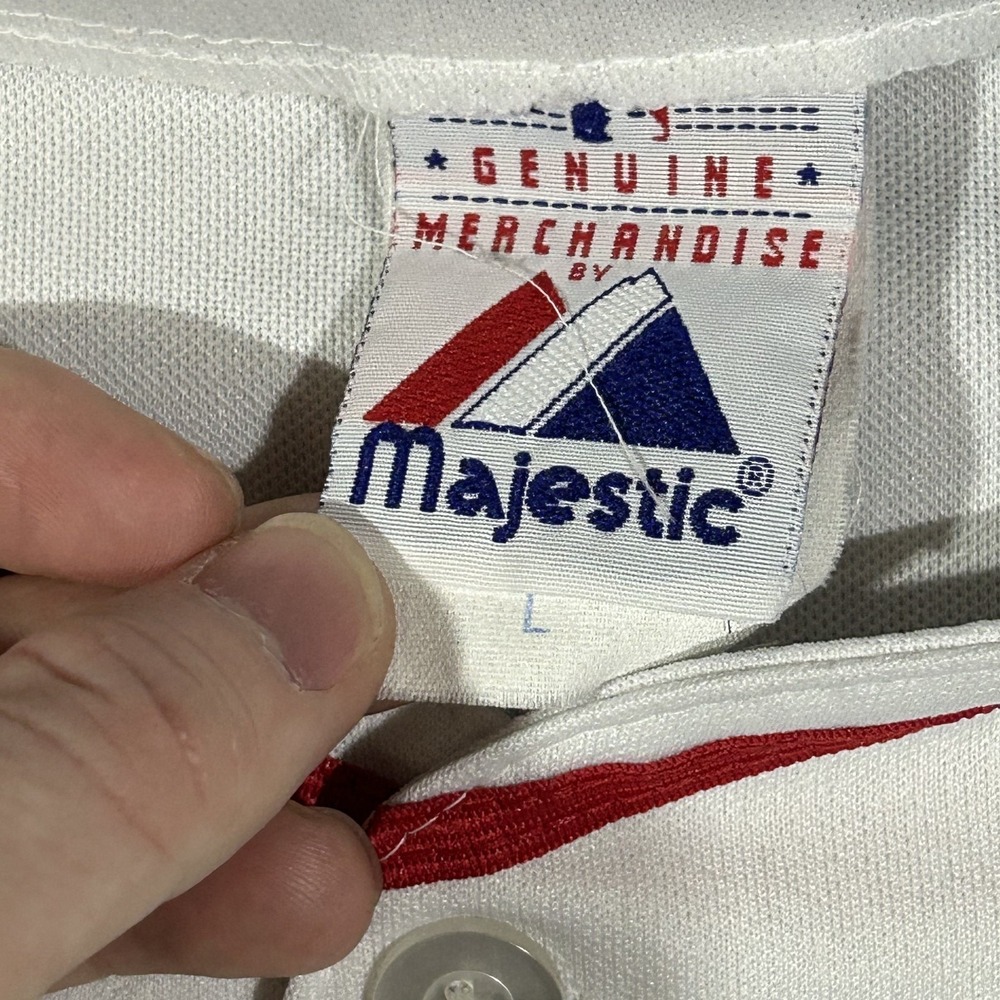 Majestic White Baseball Jersey Los Angeles Angels Youth Size Large #3775 - Picture 2 of 11